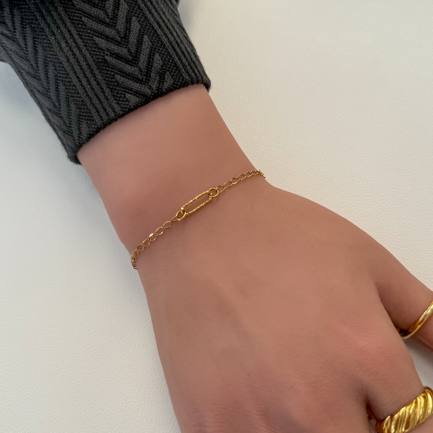 Oval Charm Bracelet