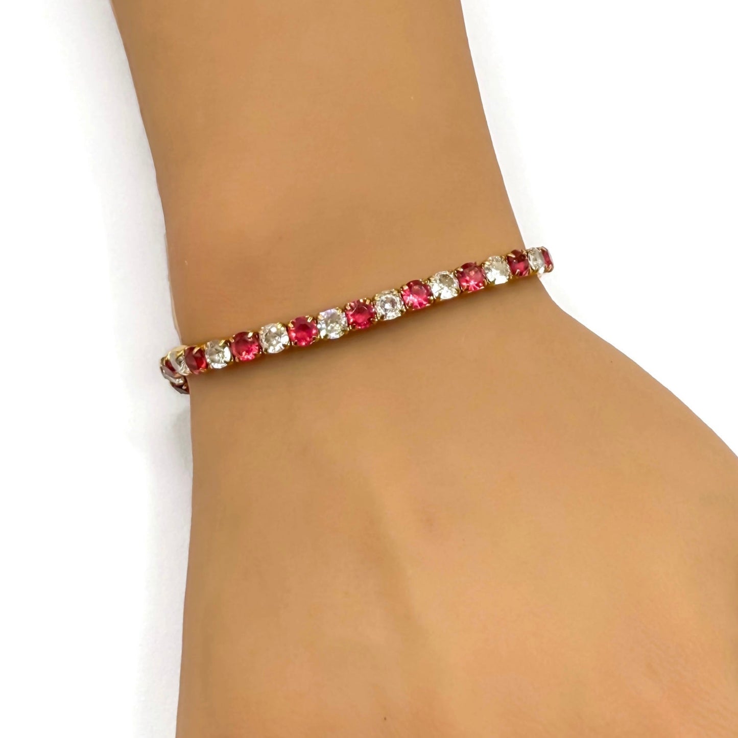 Red CZ Bracelet