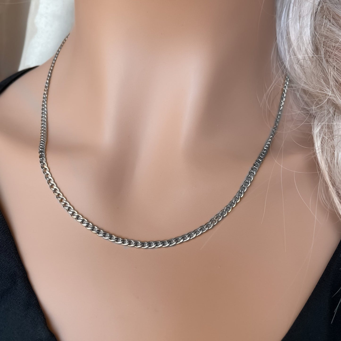 4mm Curb Necklace