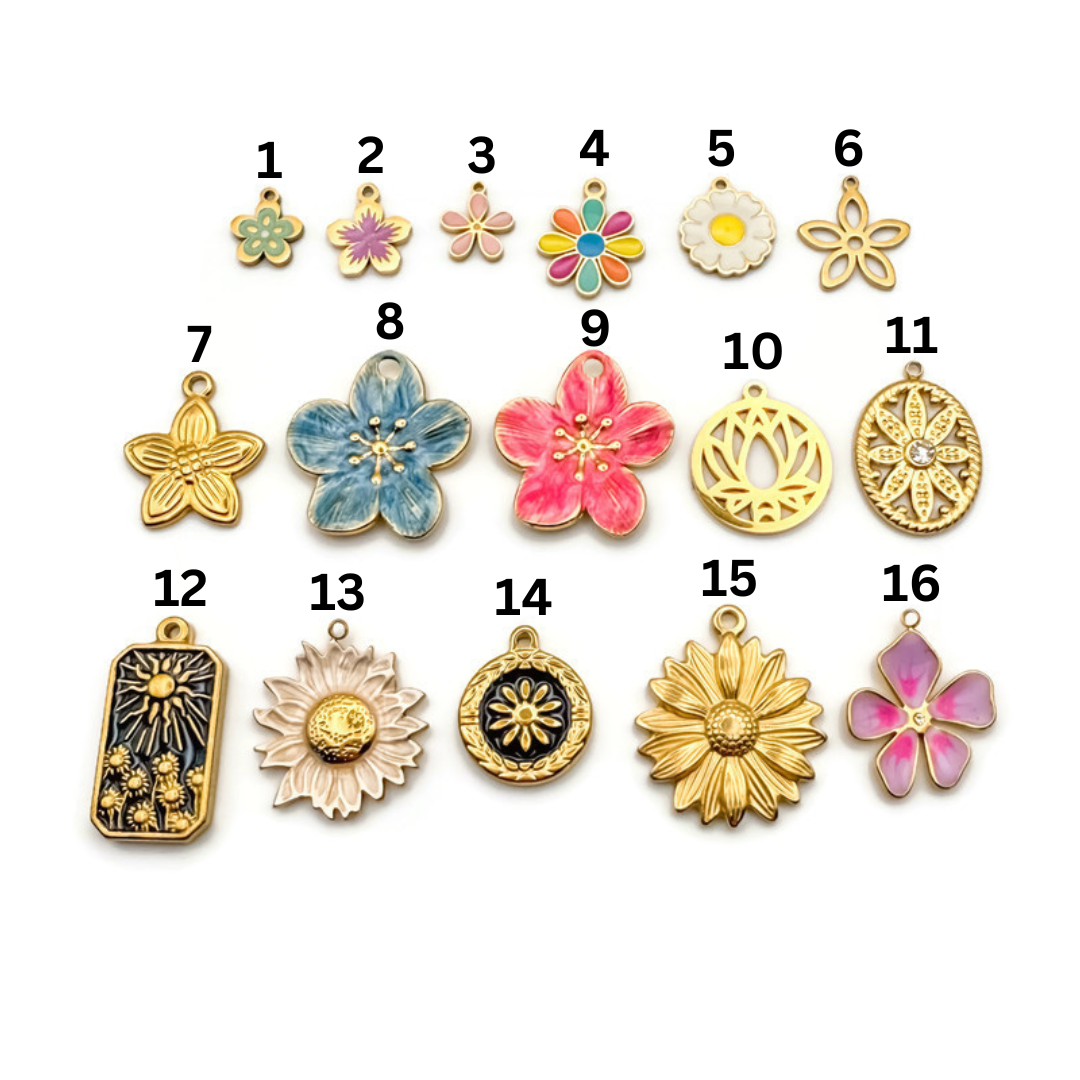 Flower Charms