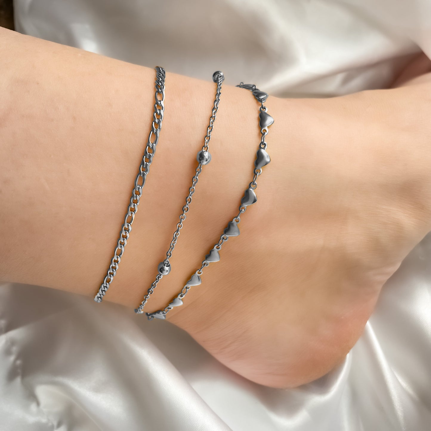 3mm Satellite Anklet