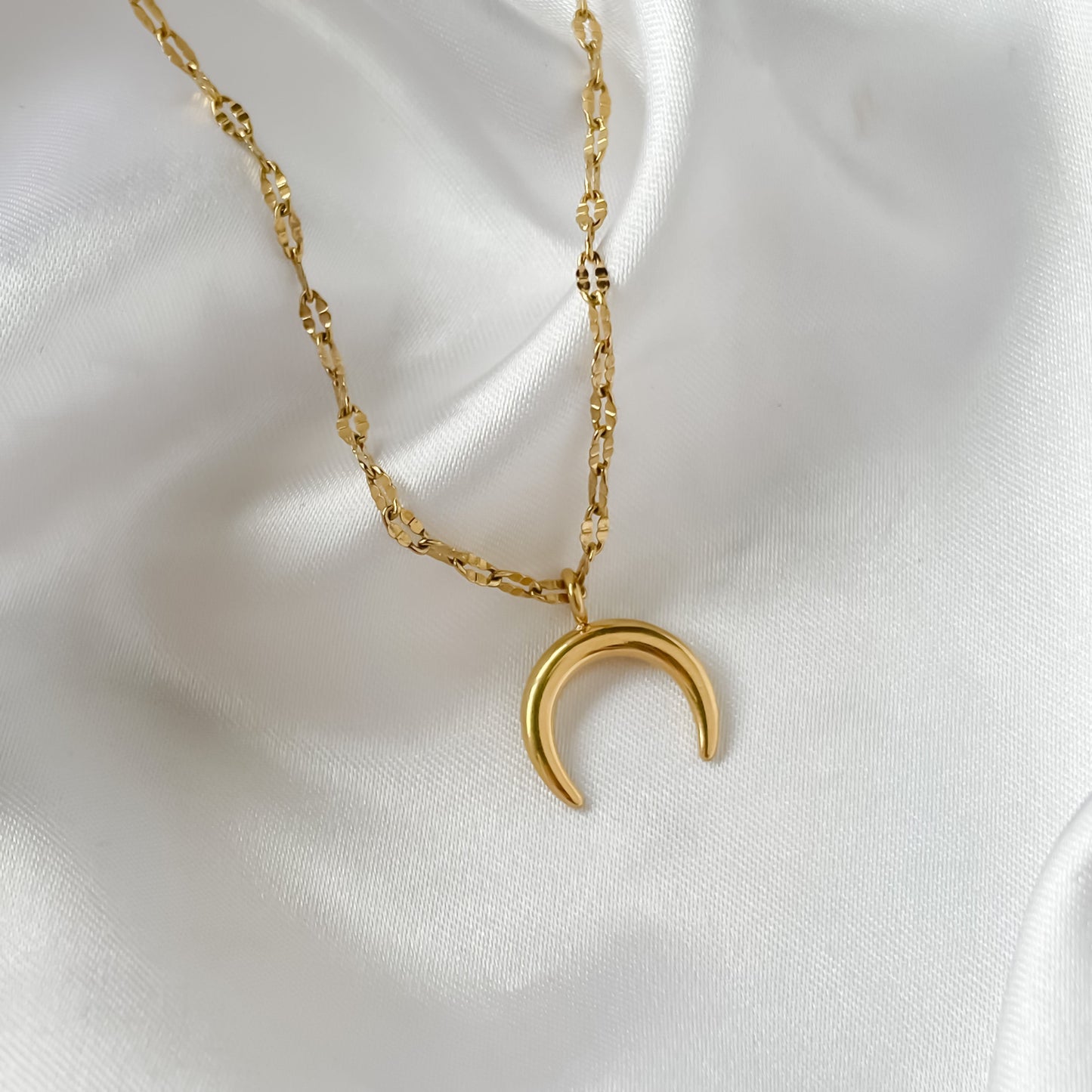 Double Horn Necklace