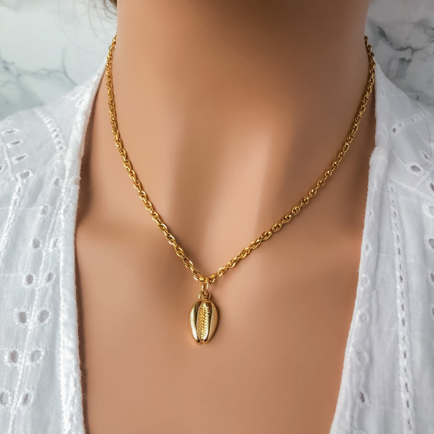 Cowrie Shell Necklace - Krave & Co | Stylish Jewelry and Accessories. Shop our Sale.