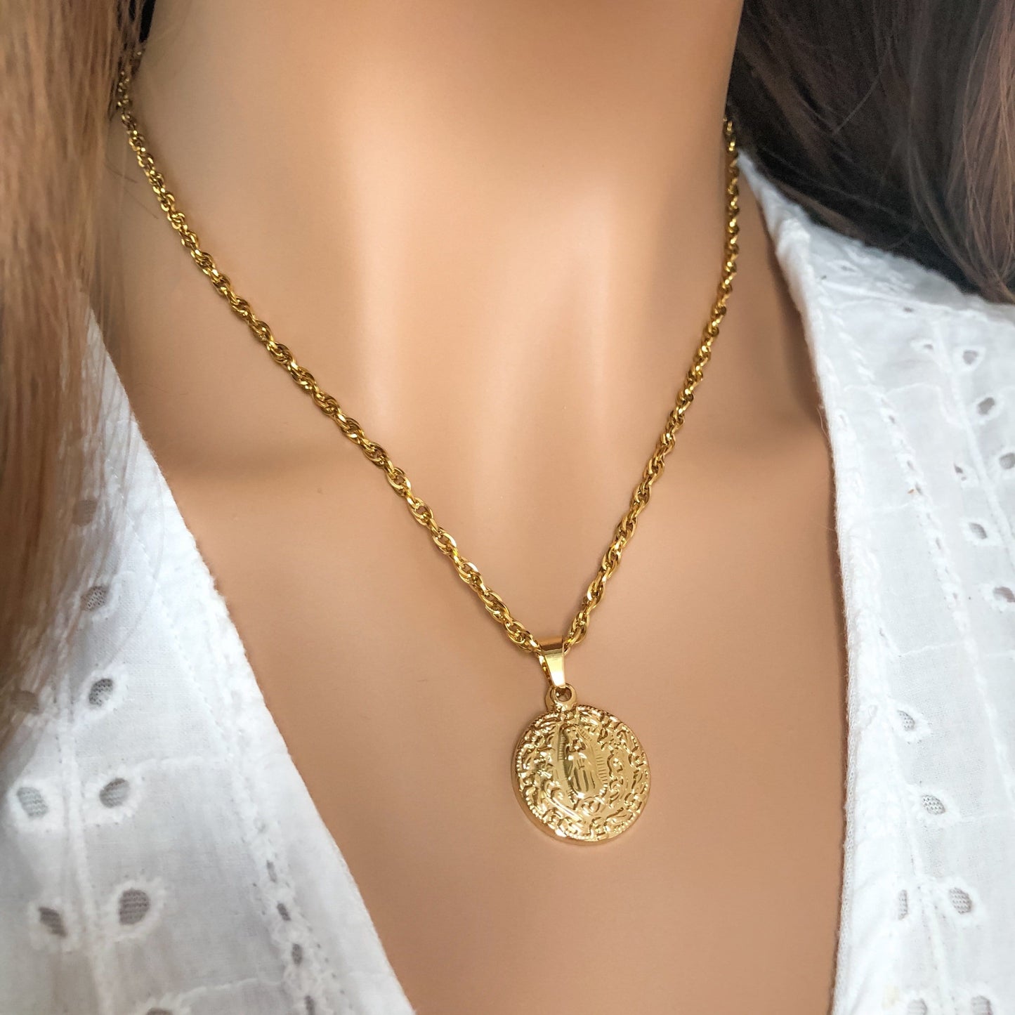 Our Lady of Guadalupe Necklace - Krave & Co | Stylish Jewelry and Accessories. Shop our Sale.