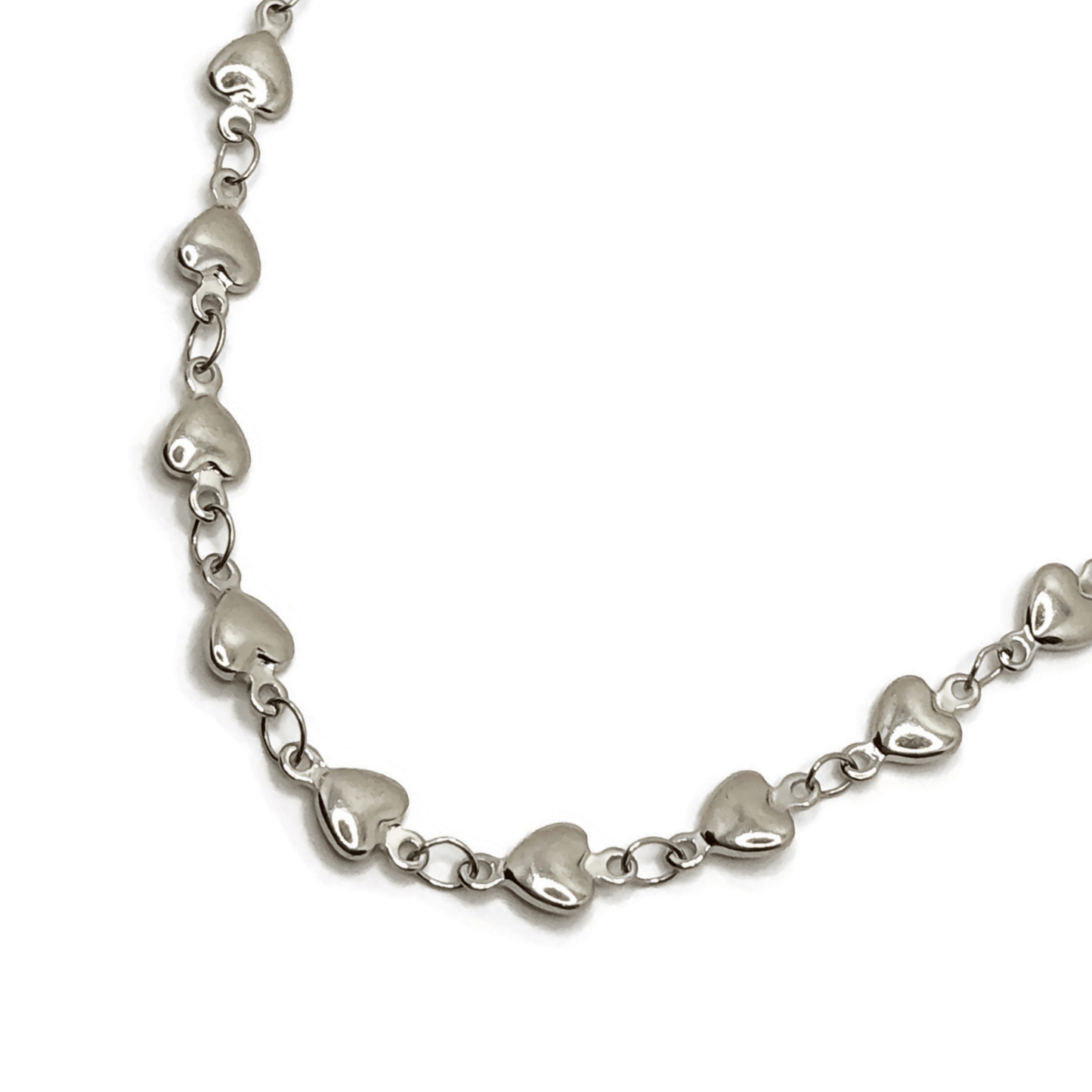 Heart Choker - Silver - Krave & Co | Stylish Jewelry and Accessories. Shop our Sale.