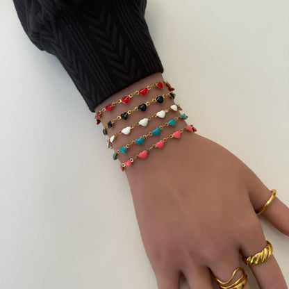 Black Heart Bracelet