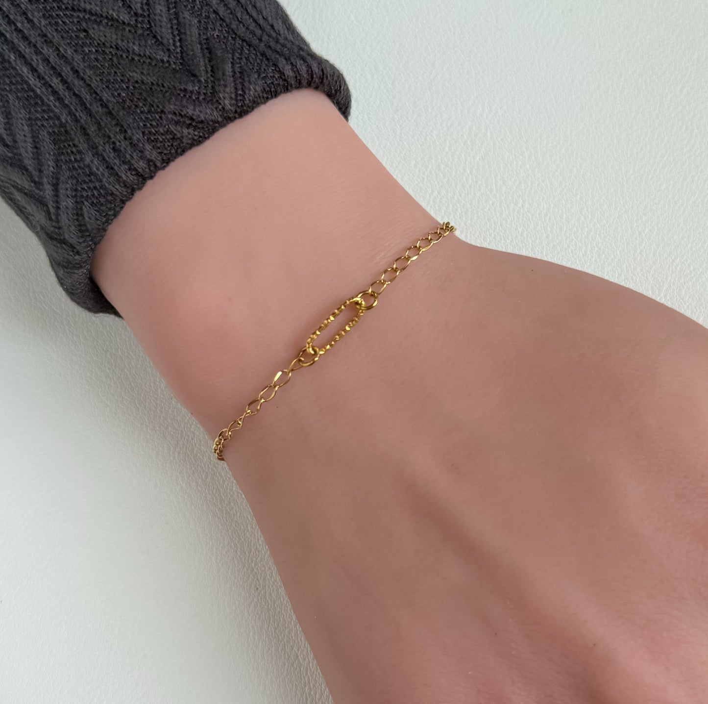 Oval Charm Bracelet