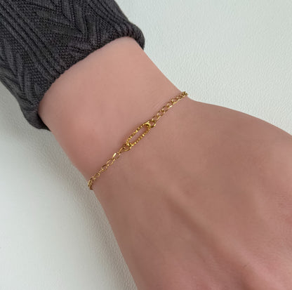 Oval Charm Bracelet