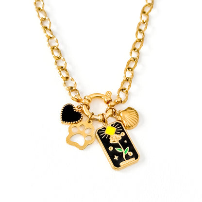 7mm Textured Chain w Clasp