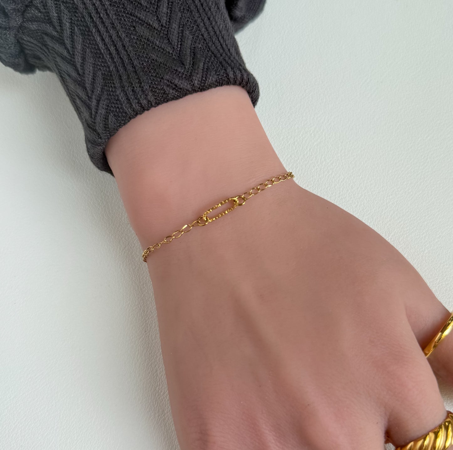Oval Charm Bracelet