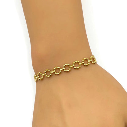 Flower Chain Bracelet