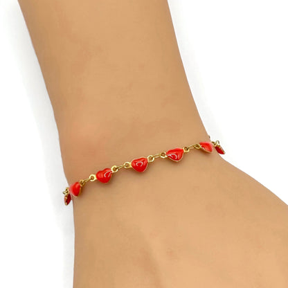 Red Heart Bracelet