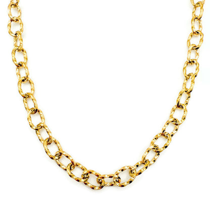 7mm Textured Chain w Clasp