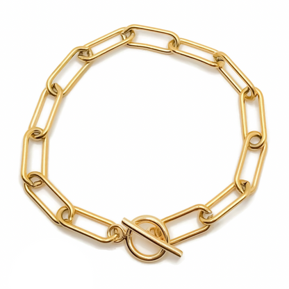 Paperclip Toggle Bracelet