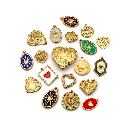 Big Heart Charms