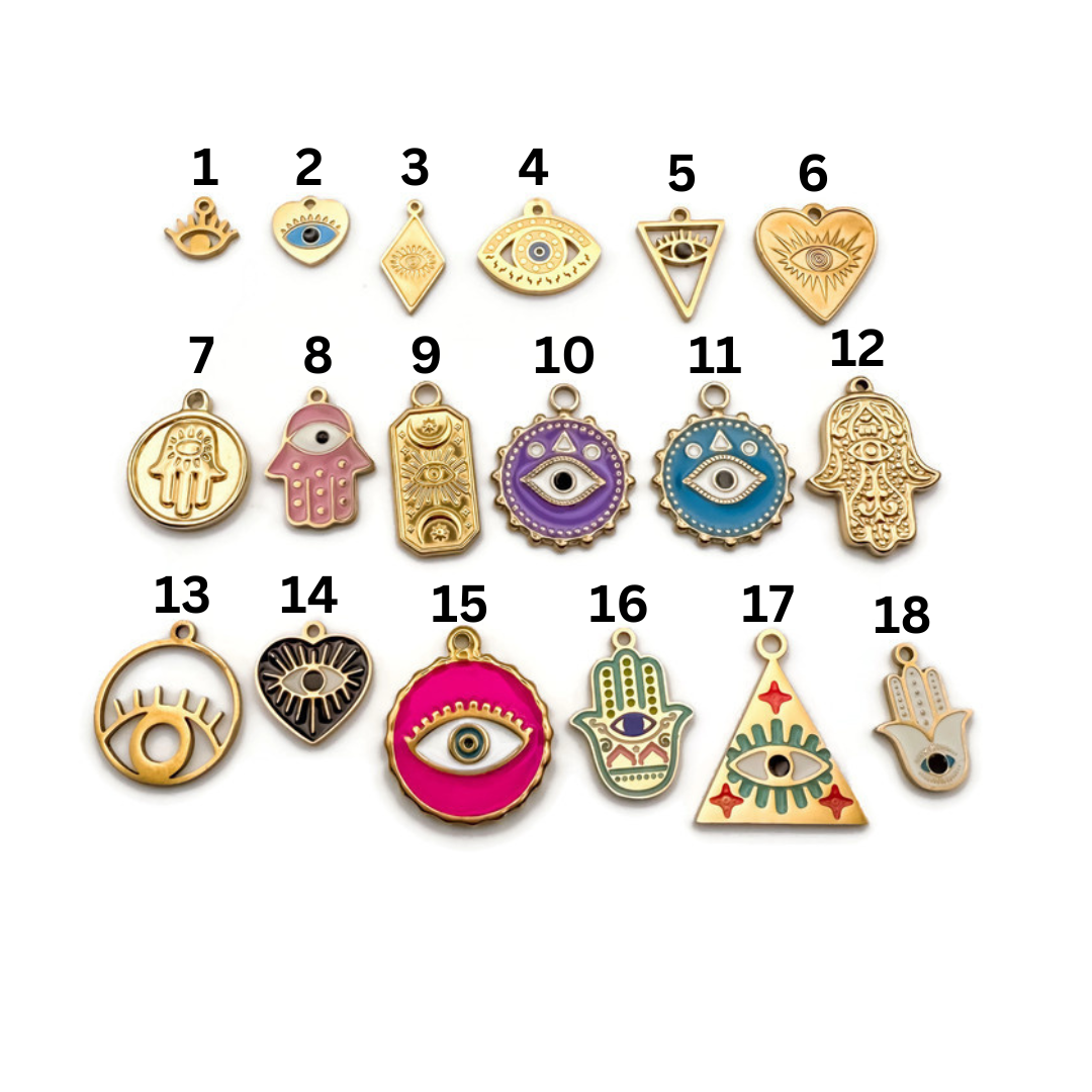Evil Eye Hamsa Charms
