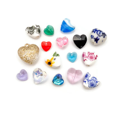 Heart Bead Charms