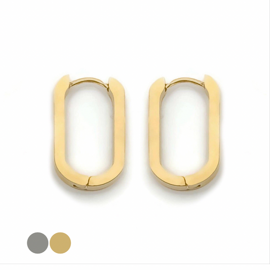 21mm Oval Hoops