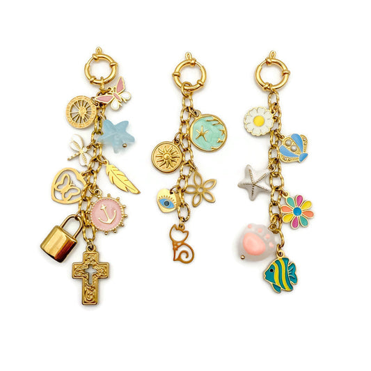 Round Clasp Textured Chain