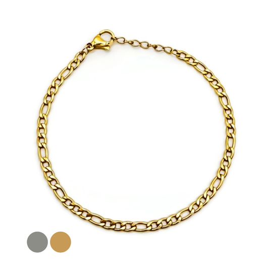 4mm Figaro Bracelet