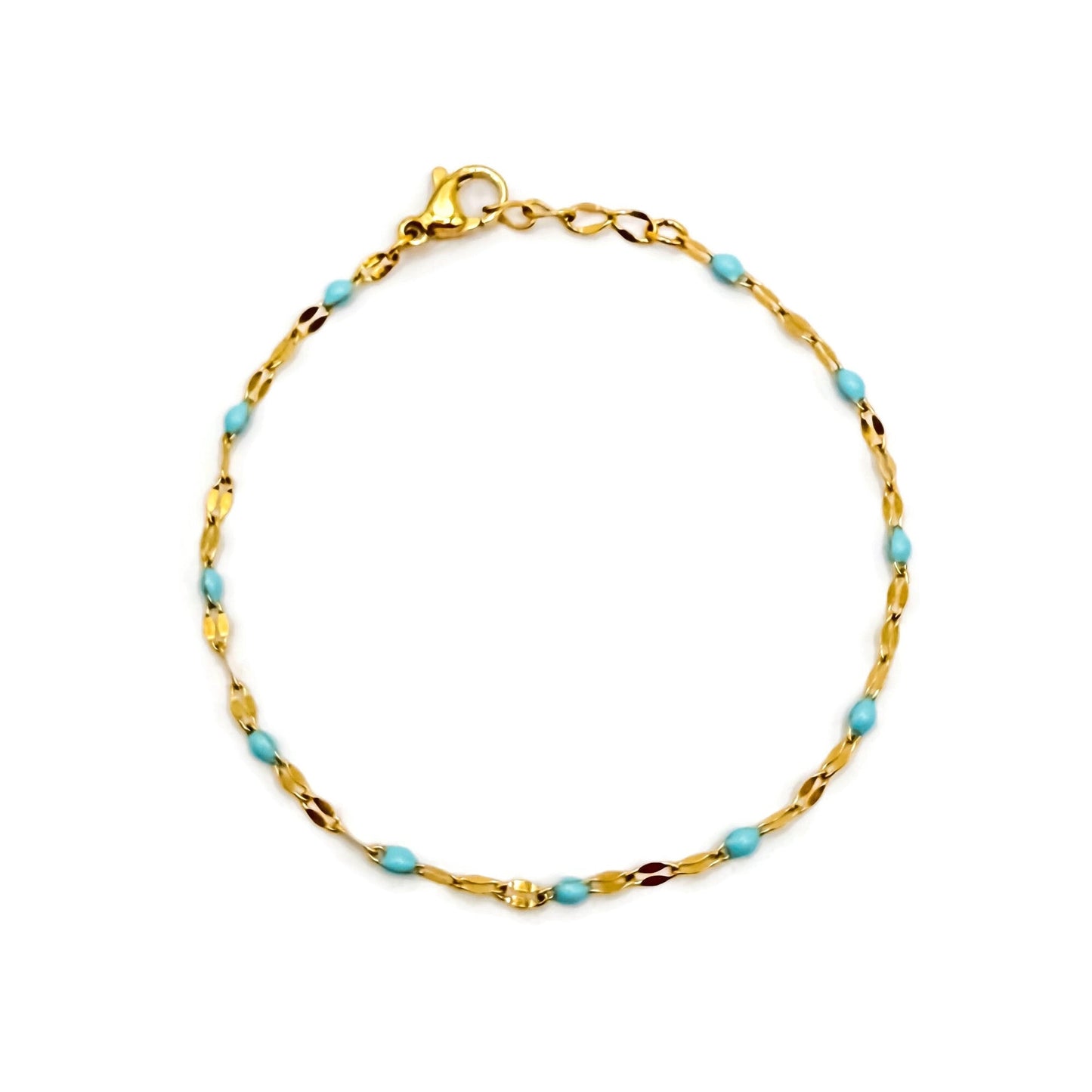 Turquoise Bead Bracelet