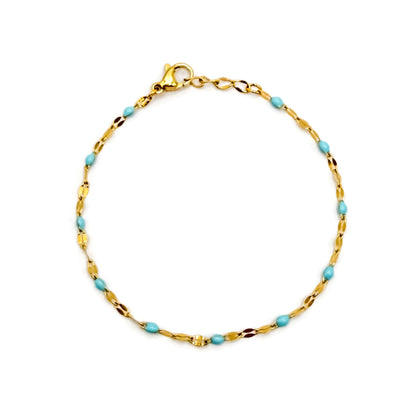 Turquoise Bead Bracelet