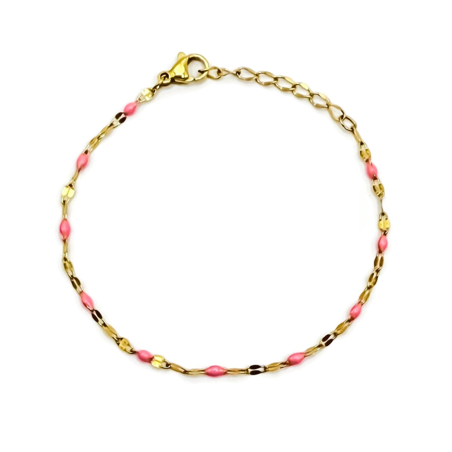 Pink Bead Bracelet