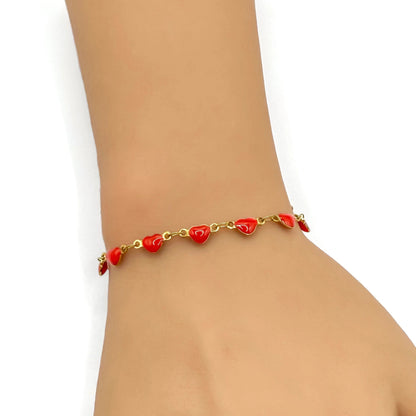 Red Heart Bracelet