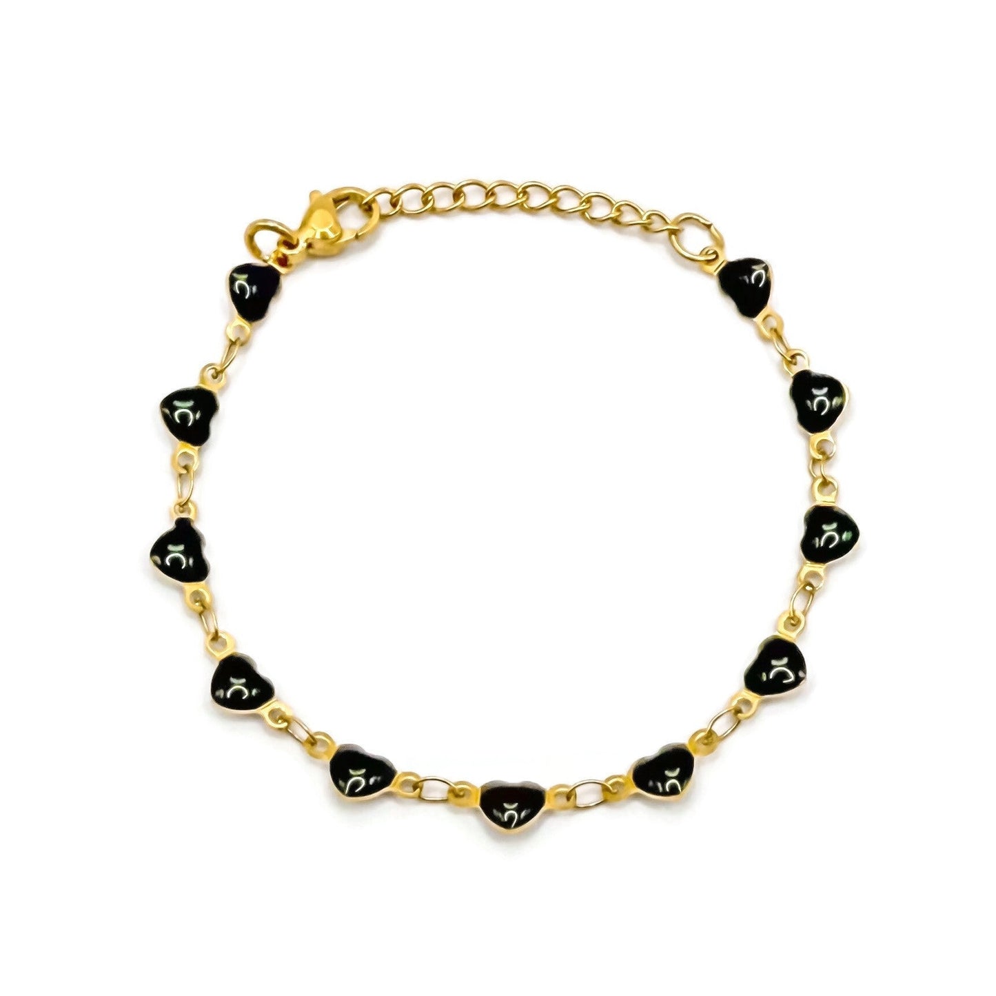 Black Heart Bracelet