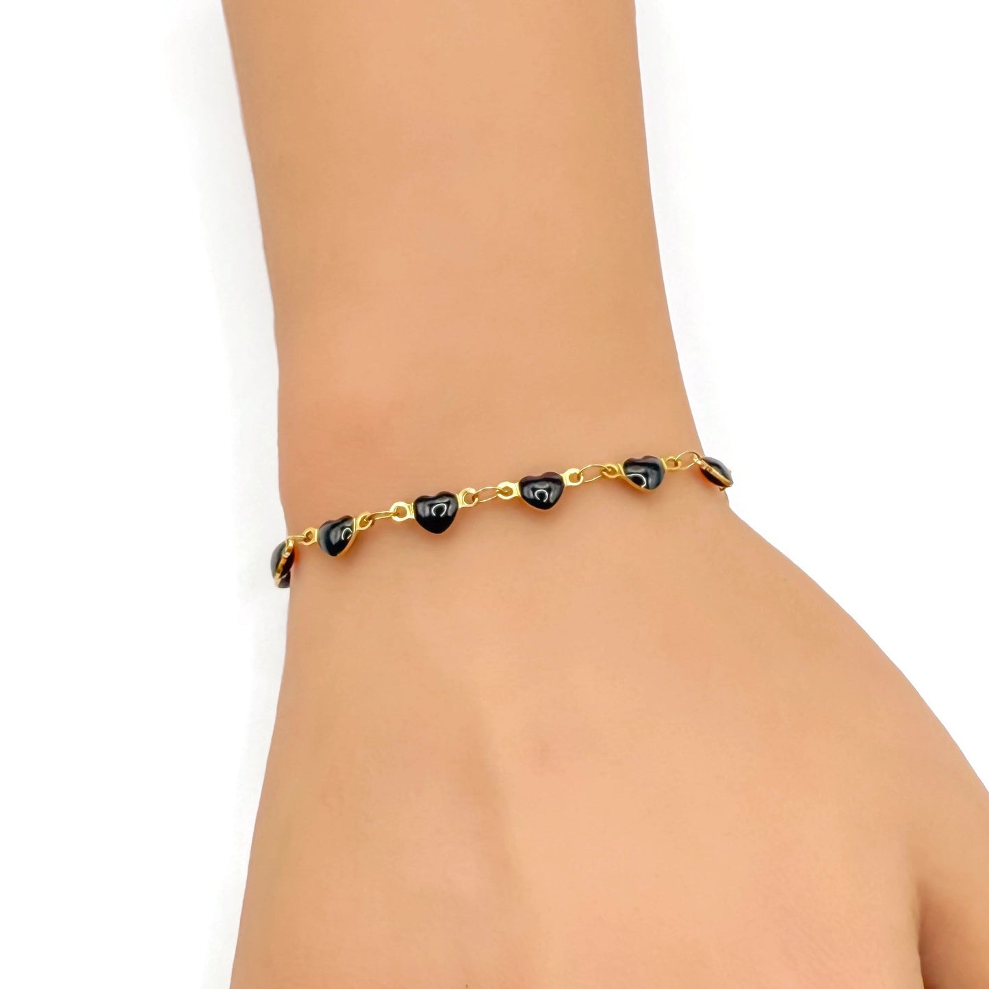 Black Heart Bracelet