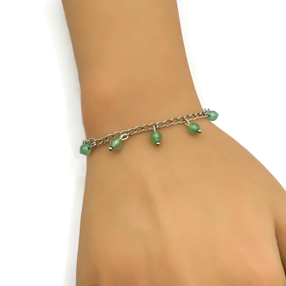 Green Bead Bracelet