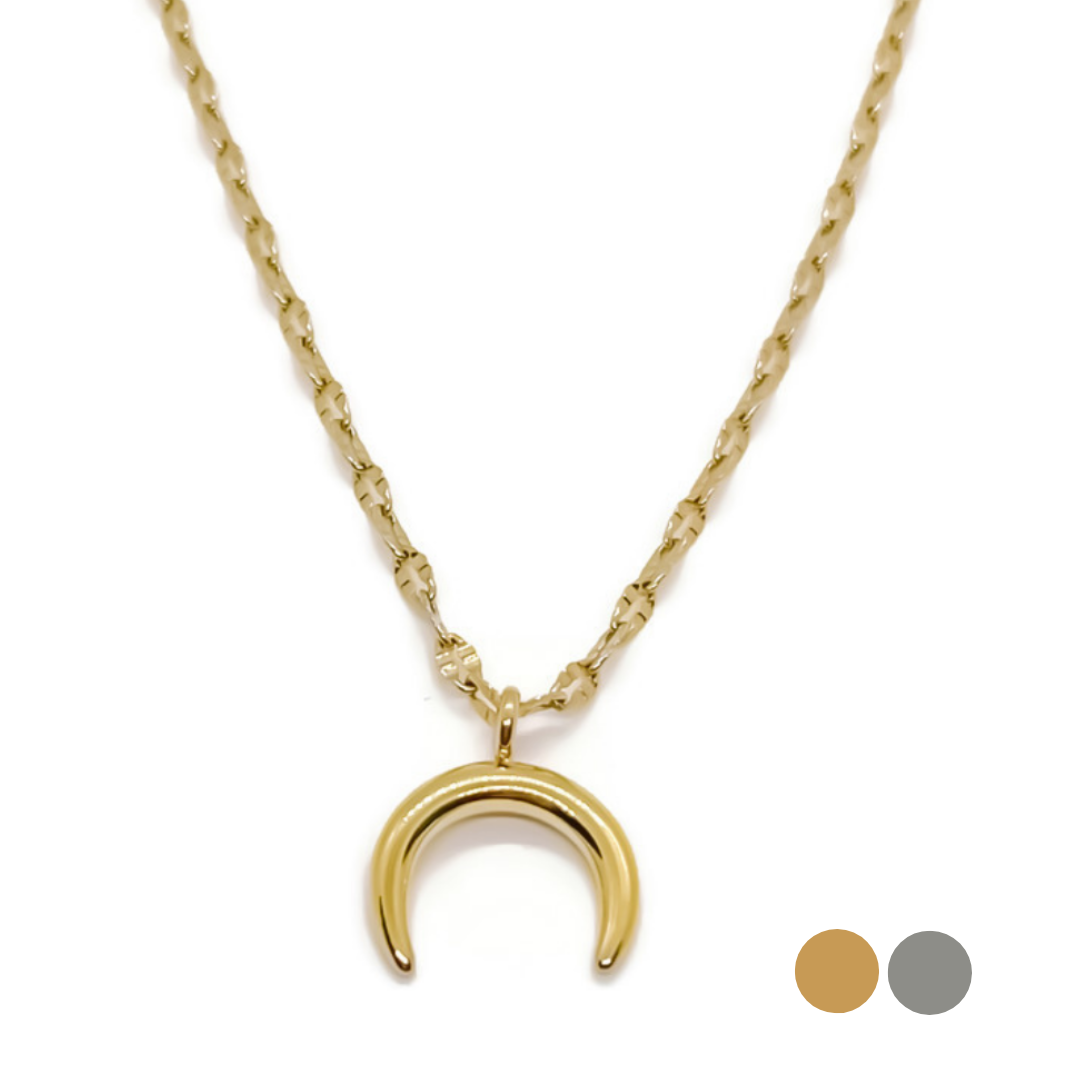 Double Horn Necklace