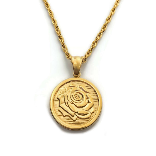 Rose Necklace (2 sides) - Krave & Co | Stylish Jewelry and Accessories. Shop our Sale.