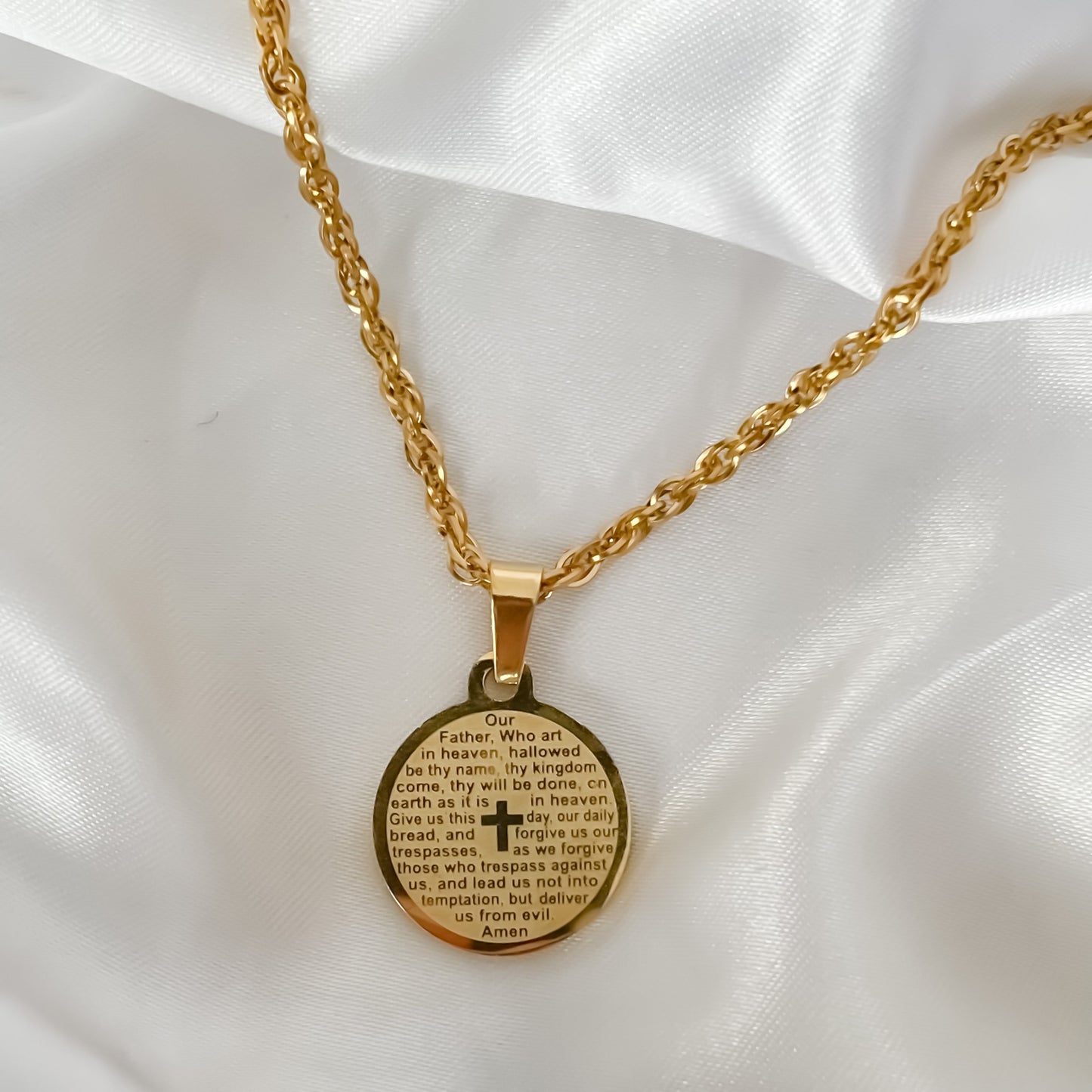 Lordâ€™s Prayer Necklace